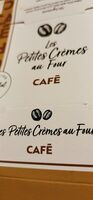 Les petites crèmes au four café