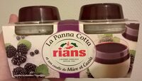 Panna Cotta mûre & cassis