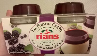 Panna Cotta mûre & cassis