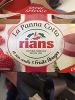 La Panna Cotta et son coulis de fruits rouges