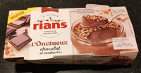 L'onctueux chocolat et cacahuètes