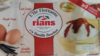 L'ile flottante a la vanille bourbon RIANS