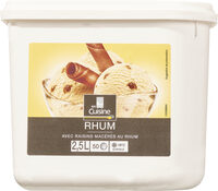 Rhum avec raisins macérés au rhum
