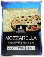 Mozzarella - cossettes pour pizza