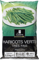 Haricots verts très fins précuits