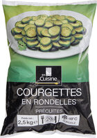 Courgettes en rondelles précuites