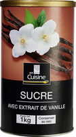 Sucre avec extrait de vanille Pour utilisation dans les denrées alimentaires