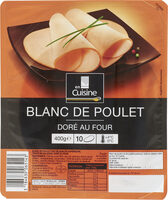Blanc de poulet dore au four