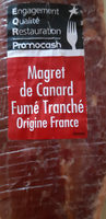 Magret de canard fumé tranché