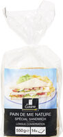 Pain de mie nature special sandwich