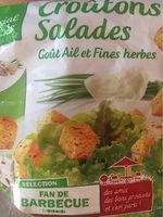 Croutons salades gout ail et fines herbes