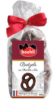 Mini bretzels au chocolat noir