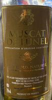 Muscat de Lunel AOC, vin doux naturel