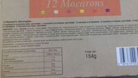 12 macarons  fruits