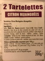 Tartelettes citron