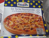La Tarte Normande à la Rhubarbe et aux Pommes