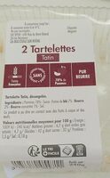 2 Tartelettes Tatin décongelées
