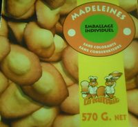 Ecureuils du Languedoc, Madeleines, 31 570 g