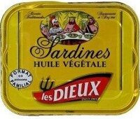 Les Dieux Sardines à l'huile végétale