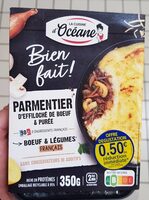 Parmentier d'effiloché de boeuf et purée