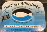 Sardine millésimées à l'huile d'olive vierge extra