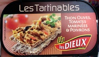 Les Tartinables (Thon Olives, Tomates Marinées et Poivrons)