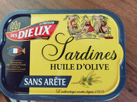 Sardines sans aretes a l'huile d'olive LES DIEUX