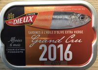Sardines à l'huile d'olive extra vierge Grand Cru 2016