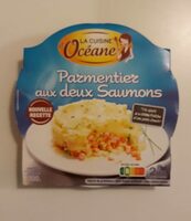 Parmentier aux deux saumons
