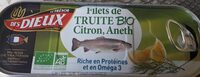 Filets de truite bio Citron, Aneth