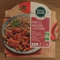 Poulet à la mexicaine&duo de quinoa
