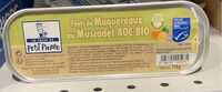 Dilets de maquereaux au Muscadet AOC BIO