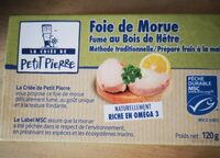 Foie de morue fumé au bois de hêtre