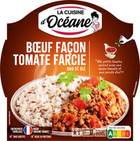 Bœuf façon tomate farcie - Duo de riz