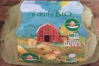 6 oeufs Bio boites compostable