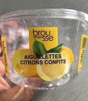 Aiguilettes Citrons Confits
