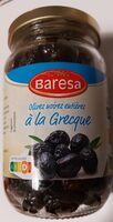 Olives noires entières à la grecque