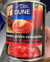 Tomates pelees concassees