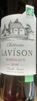 Château de Lavison Bordeaux 2016 (14%)