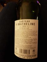 Château la Matheline Fronsac 2010
