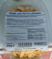 Penne aux petits légumes