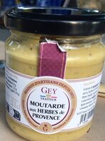 Moutarde aux herbes de Provence