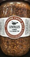 Lentilles cuisiner à la Graisse d’oie