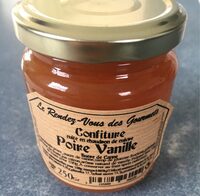 Confiture poire vanille