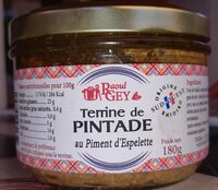 Terrine de pintade au piment d'espelette