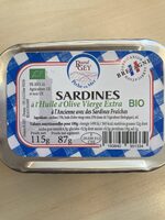 Sardine à l'huile d'Olive Vierge Extra