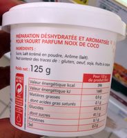 Aromatisation pour yaourtière arôme noix de coco