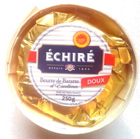Beurre de baratte d'excellence doux