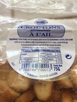Croûtons aromatises à l'ail