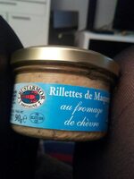 Rillettes de maquereaux au fromage de chèvre